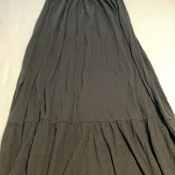 Women’s Maternity Black Maxi Dress, Size Medium - Picture 3 of 6